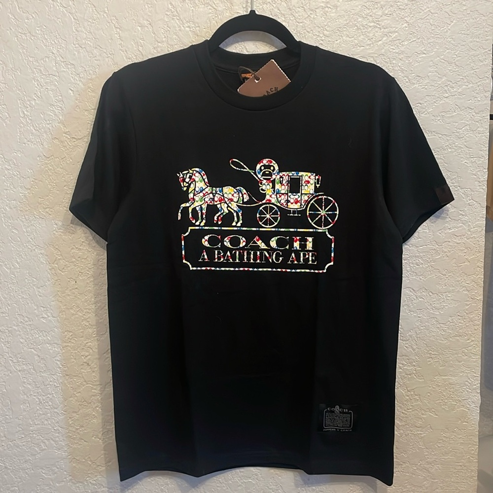 NWT Coach x BAPE t-shirt baby milo S